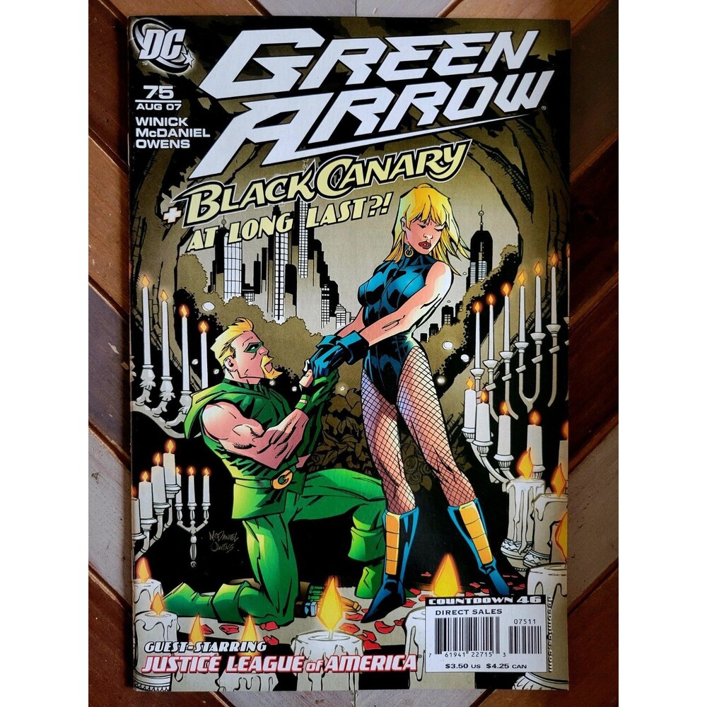 Green Arrow (2nd Series) #75 FN+ (DC 2007) Final Issue! Black Canary Proposal!